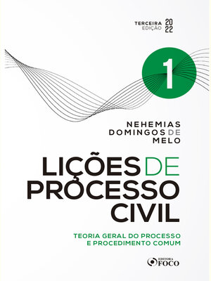 cover image of Lições de Processo Civil